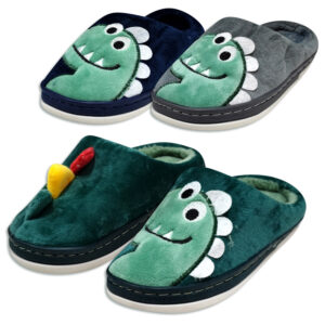 Pantufla infantil dinosaurio