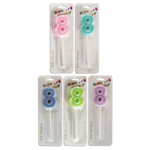 Vela de cumpleaños Nº8