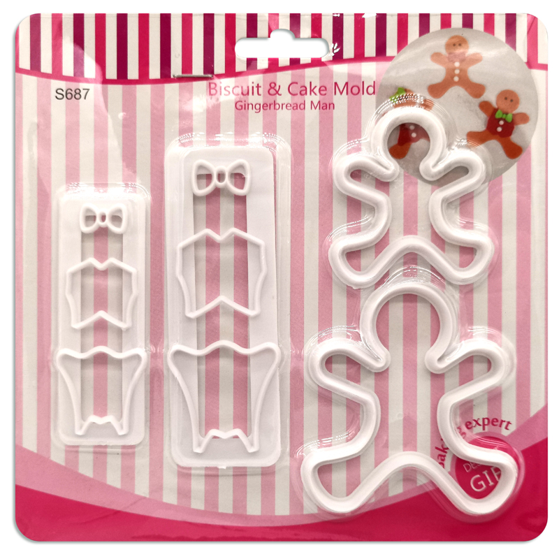 Cortante para galletas muñeco