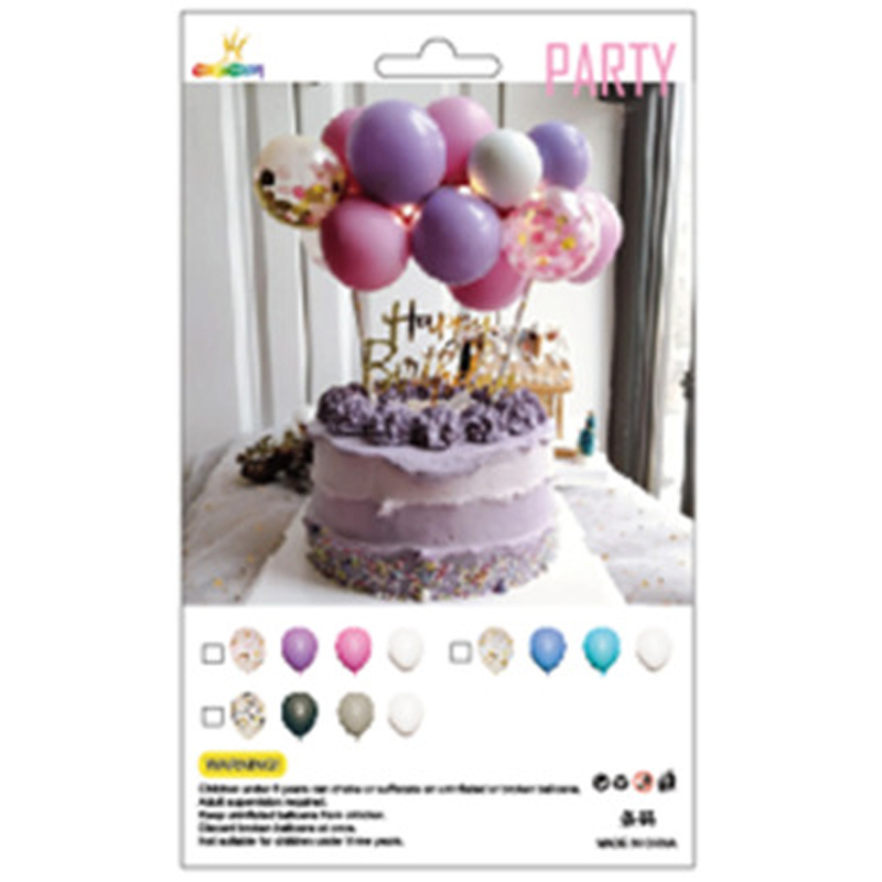 Globos para torta