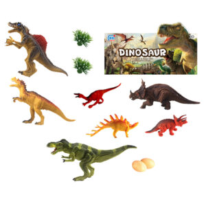 Dinosaurio x11 en bolsa de PVC