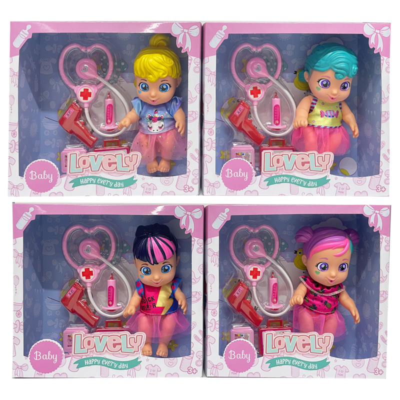 Muñeca Lovely doctora en caja con ventana
