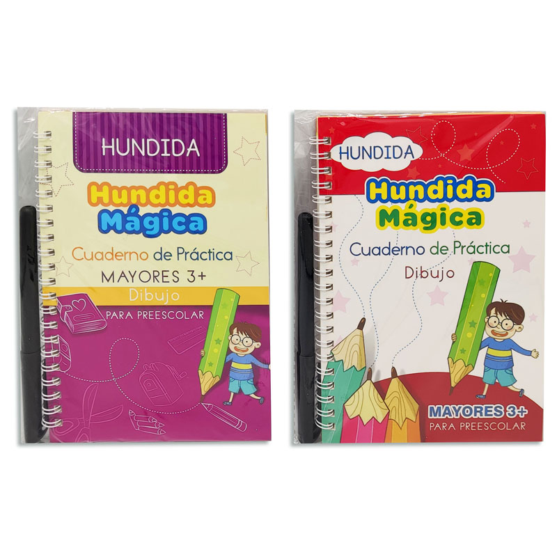 Libro de actividades con espiral