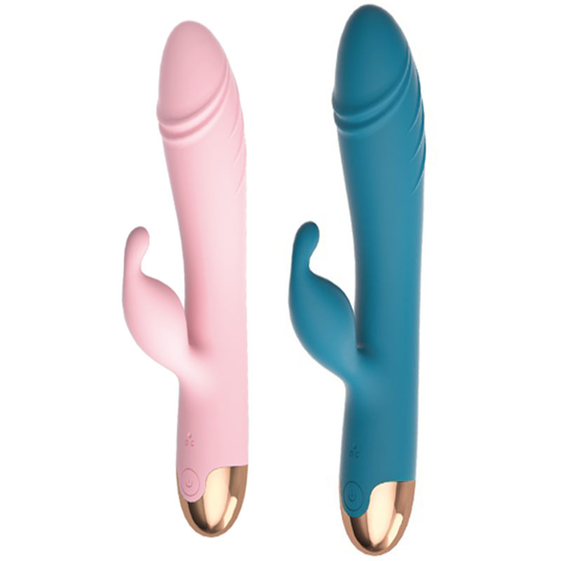 Vibrador doble Sexy Revolution con estimulador de punto G, conexión usb, 10 frecuencias de vibración y giro 360
