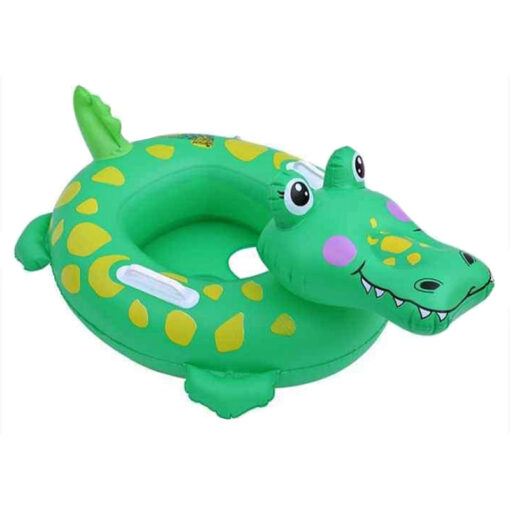 Inflable cocodrilo con asiento