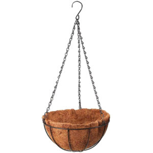 Maceta de coco para colgar