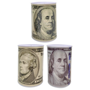 Alcancía de metal Dólar