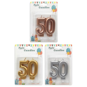 Vela de cumpleaños Nº50