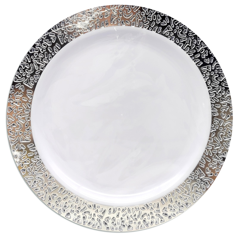 Plato plástico x10