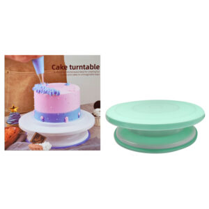 Plato giratorio para decorar tortas