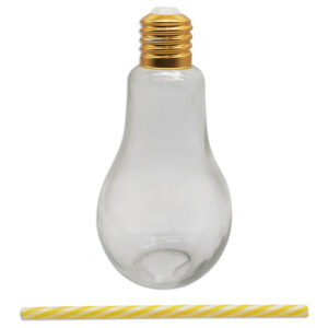 Frasco de vidrio bombillo