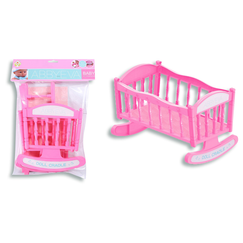 Cuna de muñeca Abby en bolsa de pvc