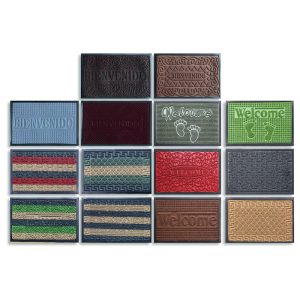 Alfombra con borde de goma