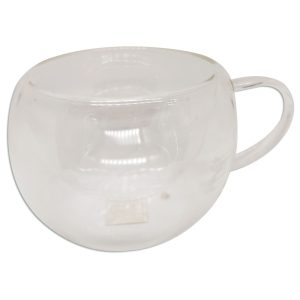 Taza de vidrio con doble pared