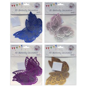 Mariposa decorativa x12