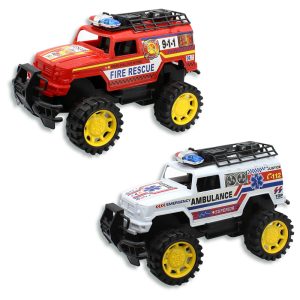 Camioneta de rescate en bolsa