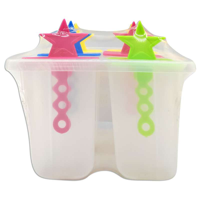 Molde para helado Star x6