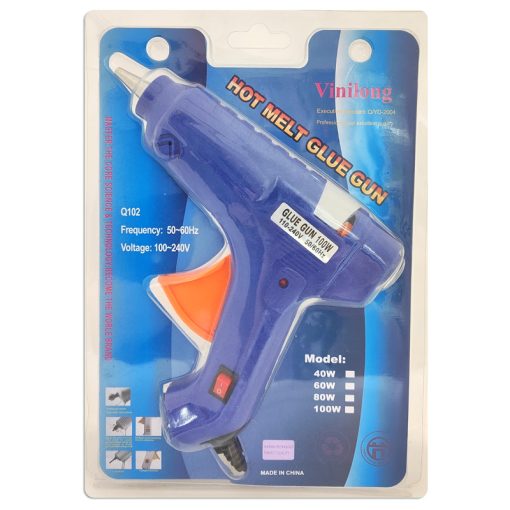 Pistola de silicona con corte