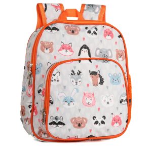 Mochila Bonus® Culture Kids 1 cierre con bolsillo al frente y bolsillo de red al costado
