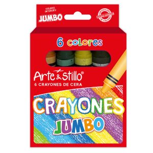 Crayones de cera jumbo Arte & Stillo® x6