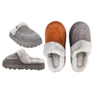 Pantufla de dama M con costura