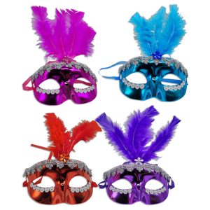 Antifaz con pluma
