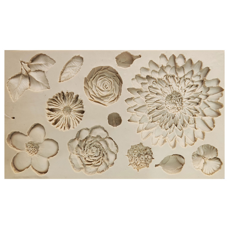 Molde de silicona flores