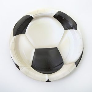 Plato descartable Futbol x10