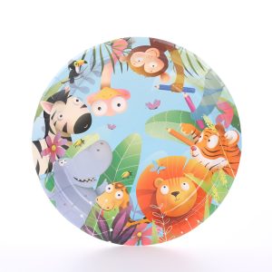 Plato descartable Jungla x10