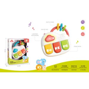 Juego didáctico Baby Musician Do Re Mi con luz y sonido en caja con display
