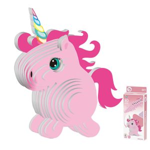 Puzzle 3d unicornio en caja
