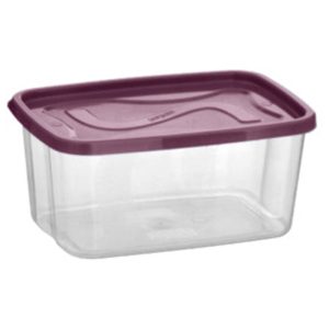 Recipiente plástico rectangular Graduado