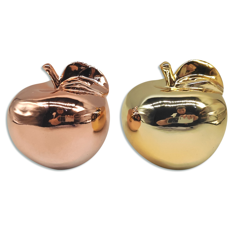 Manzana decorativa de cerámica