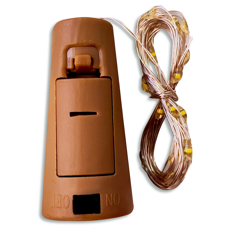 Luz led tapón para botella