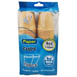 Vaso descartable kraft x70