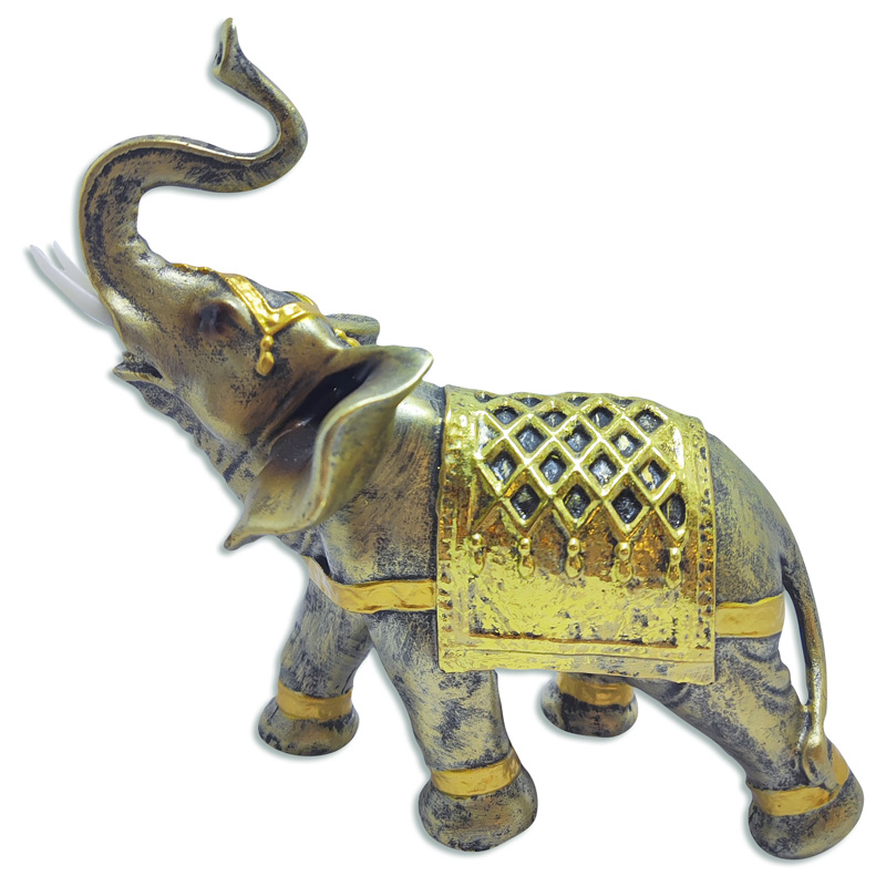 Elefante decorativo de resina