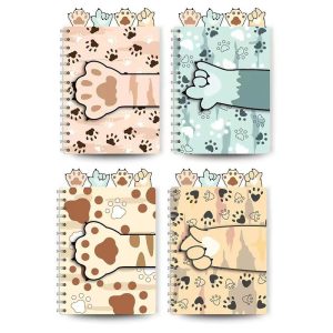 Libreta con espiral Paw