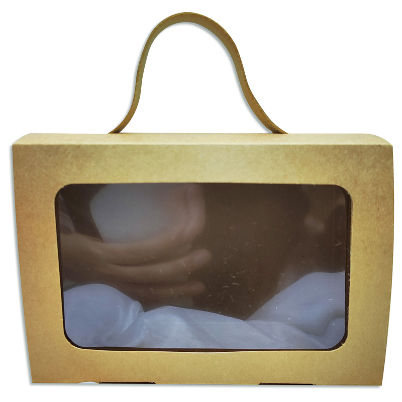 Caja de regalo con visor x12