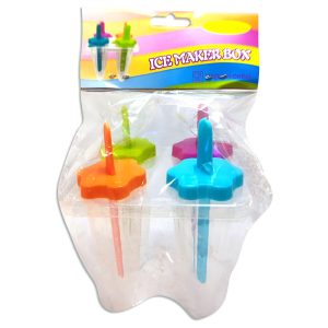 Molde para helado flor x4