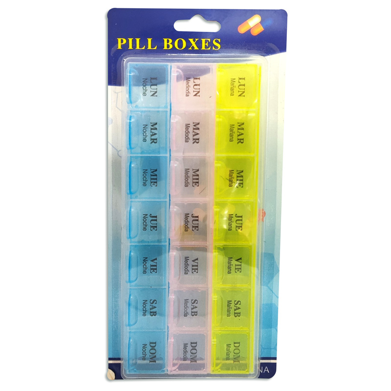 Pastillero semanal múltiple