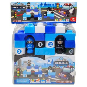 Bloques para armar Police 29pzas.