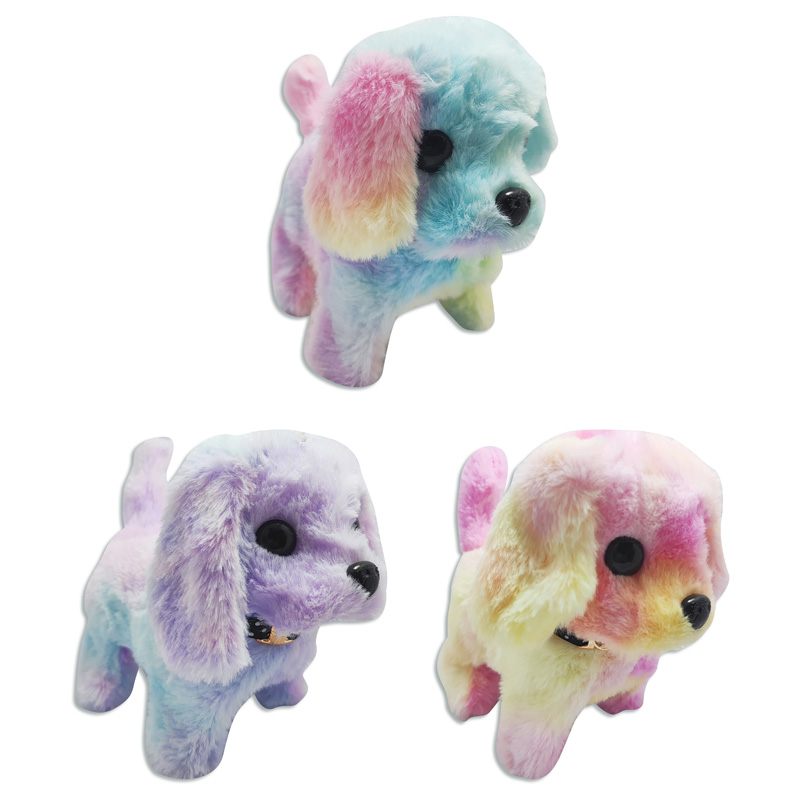 Perro de peluche con movimiento