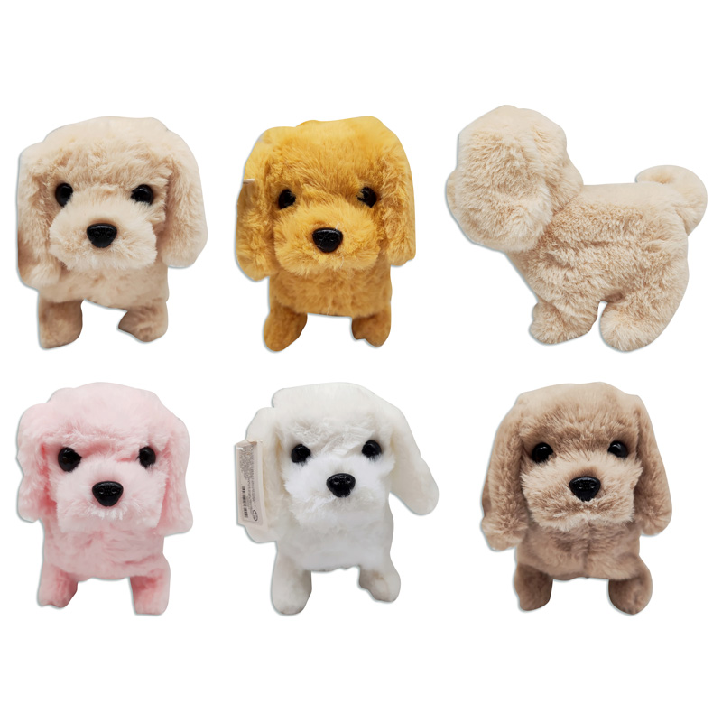 Perro de peluche con movimiento
