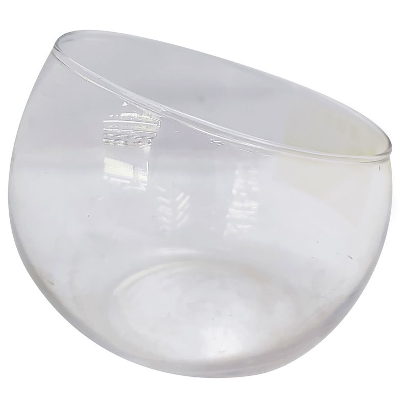 Pecera de vidrio Half