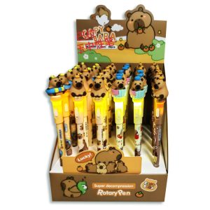 Boligrafo tinta gel con luz Capybara