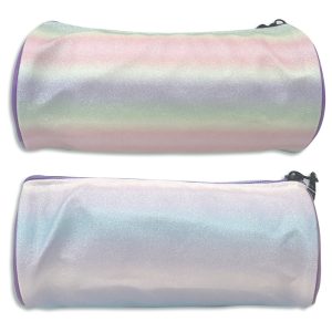 Cartuchera con cierre glitter