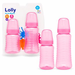 Set biberón de boca ancha Clean con tetina natural de silicona
