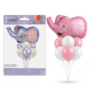 Set de globos elefante x7