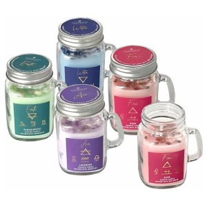 Vela aromática colección elements en mason jar de vidrio