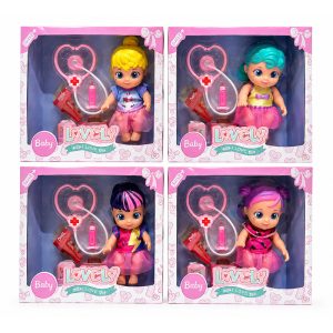 Muñeca Lovely doctora en caja con ventana